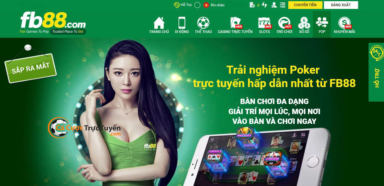 Top 5 trang cá cược thể thao uy tín và chất lượng nhất 6 nhà cái uy tín fb88