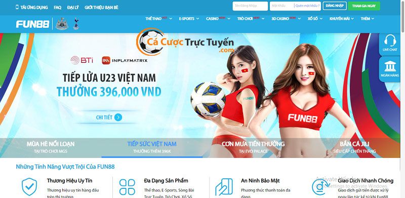 Top 10 trang chơi casino trực tuyến uy tín tại Việt Nam 5 Top 10 nhà cái uy tín nhất hiện nay trong làng cá cược - FUN88
